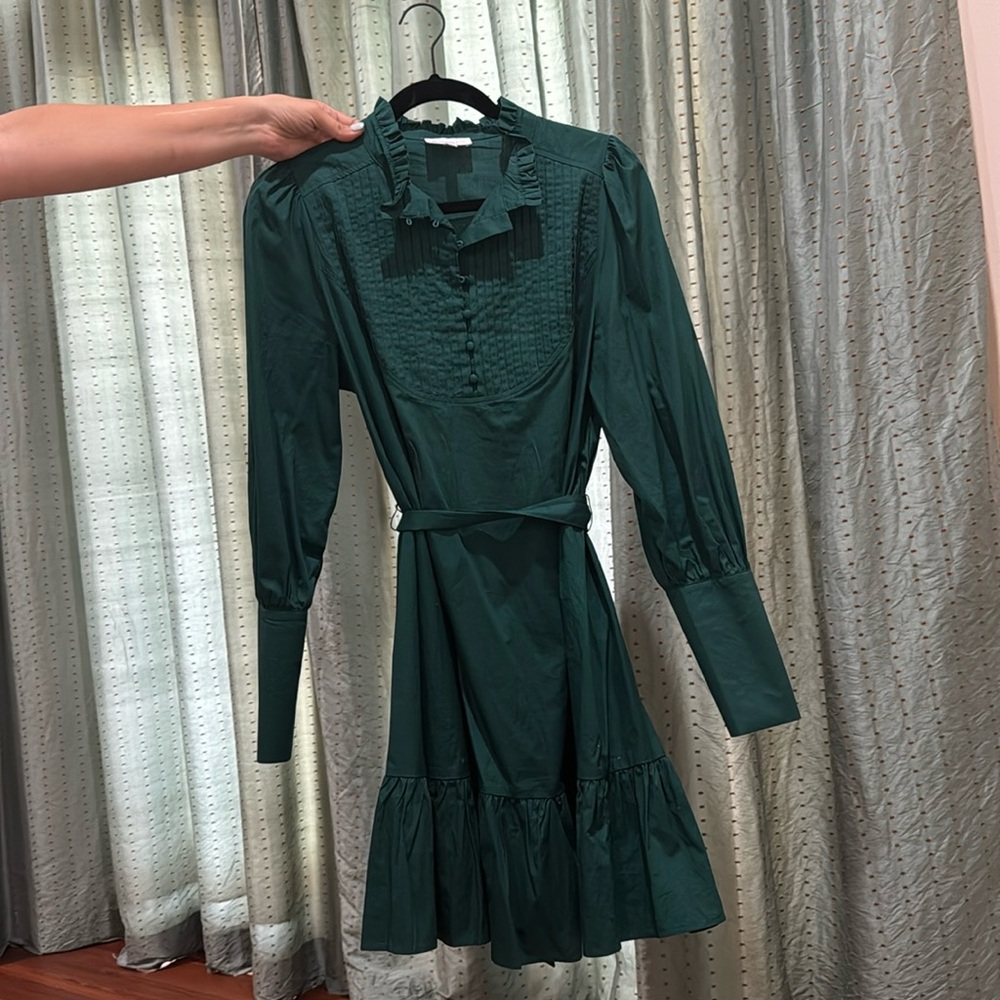 Sugarlips Size M emerald green dress with sleeves